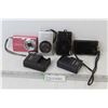 Image 1 : (4) Digital Cameras w/ 2 Chargers - Cannons - Sony - Casio