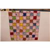 Image 2 : Spanish Themed Throw - (70" x 48") - Patch Work Quilt (41" x 48")