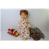 Image 5 : Mickey Mouse Plastic Firetruck - Rubber Mask - Hard Body Baby Doll