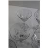 Image 2 : (8) Crystal Stemware Pieces, Glass Decorations