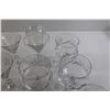 Image 3 : (8) Crystal Stemware Pieces, Glass Decorations