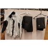 Image 1 : Assorted Purses, Jacket - Size 10, (2) Pairs Ski Pants