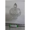 Image 1 : 4-Footed Glass Candy Dish with Lid