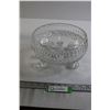 Image 1 : 3-Footed Glass Candy Dish