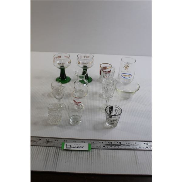 Assorted Glassware