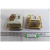 Image 1 : (2) Vintage Butter Dishes