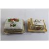 Image 2 : (2) Vintage Butter Dishes