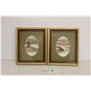 Image 1 : (2) Framed Watercolours - 10 1/4" x 12 1/4"