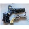 Image 1 : Replica 45 Cal Western Revolver with Leather Holster