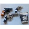 Image 1 : Replica Snubnose 38 And Set Of Capguns With Leather Holster Piece