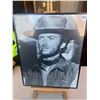 Image 1 : Framed Photo Of Clint Eastwood From Hang em High With Mini Wooden Stand 16 x 20