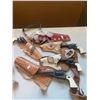 Image 1 : Assortment Of Western Style Capguns With Leather holsters