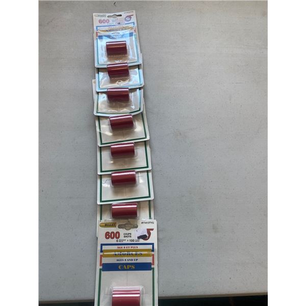 8 Bullet 600 Coup Shot Cap Rolls