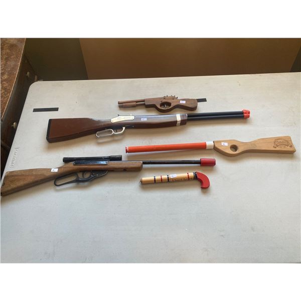 Decorative Replica Gun With Wooden Toy Guns ( Pop Guns And Rubber Band Gun)