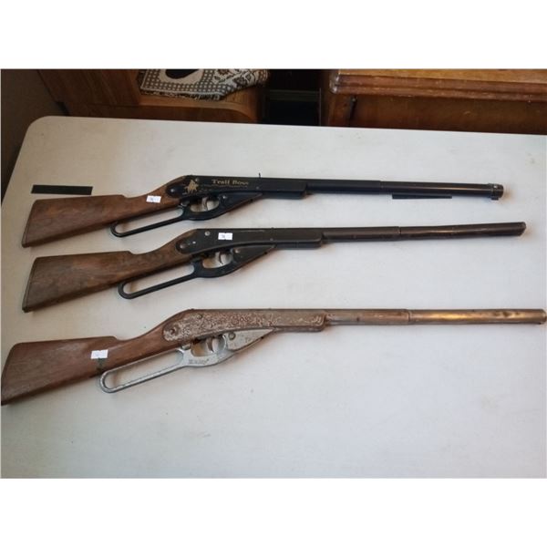 Three Daisy Air Rifles Model : Boss/Trailboss