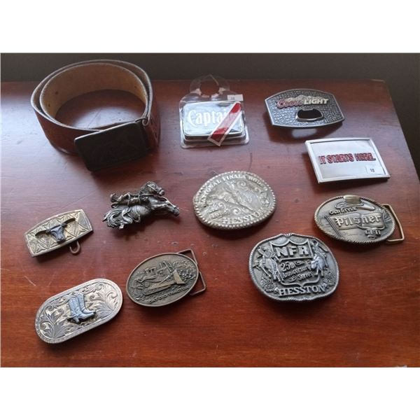 Assortment Of Western Style Belt Buckles