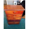Image 2 : Vintage All Wood Dresser 26L x 16D x 38T