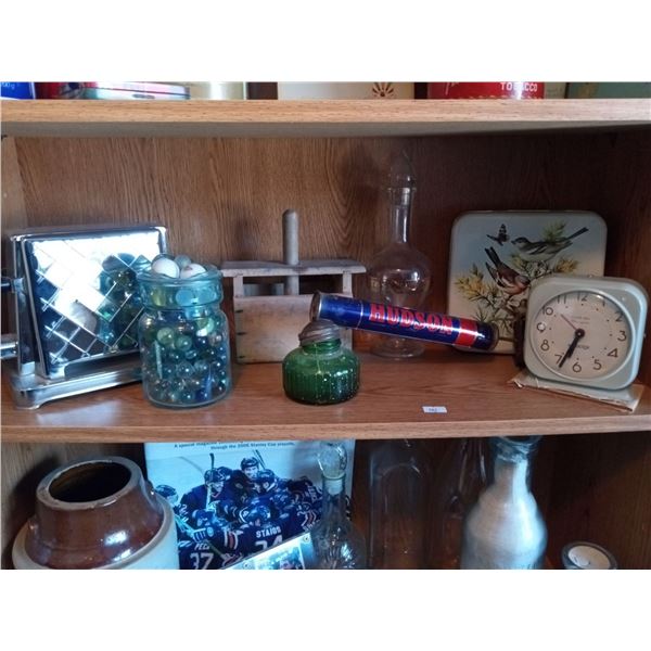 Assortment Of Vintage Collectables , Home Decor, Glass, And More