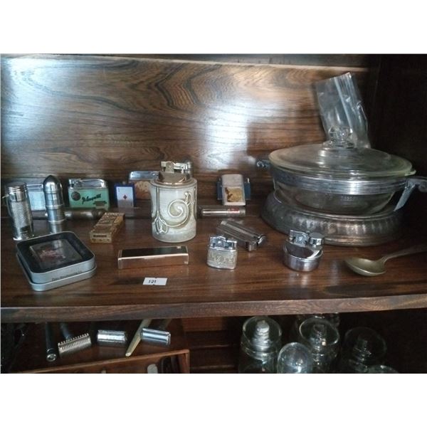 Assortment Of Vintage Lighters And More