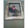 Image 2 : Record And Roses Decorative Wall Distplay In Vintage Frame