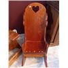 Image 2 : Handmade Wooden Rocking Horse And Doll Chair