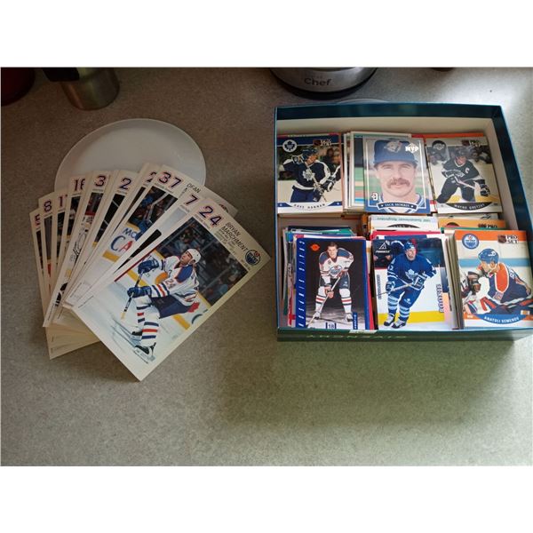 Large Collection Of Mystery Hockey And Baseball Cards