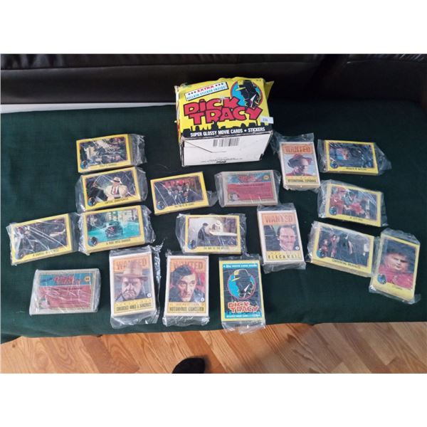 Huge Collection Of Collectable Dick Tracey Trading Cards