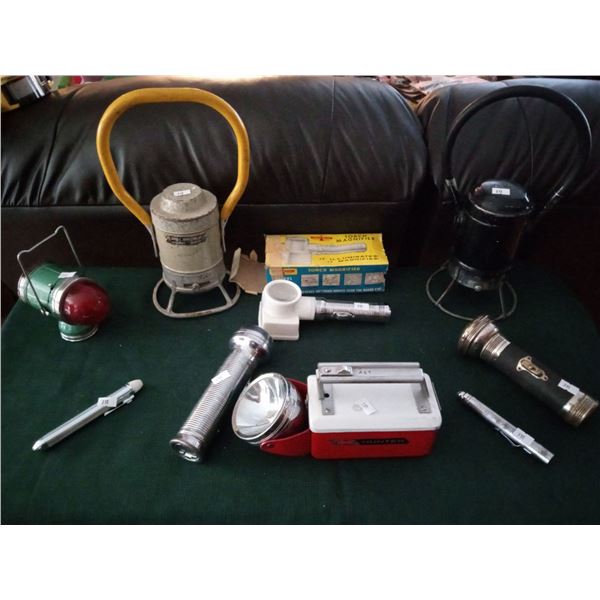 Assortment Of Unique Vintage Flashlights