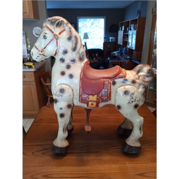 Vintage Metal Walking Horse