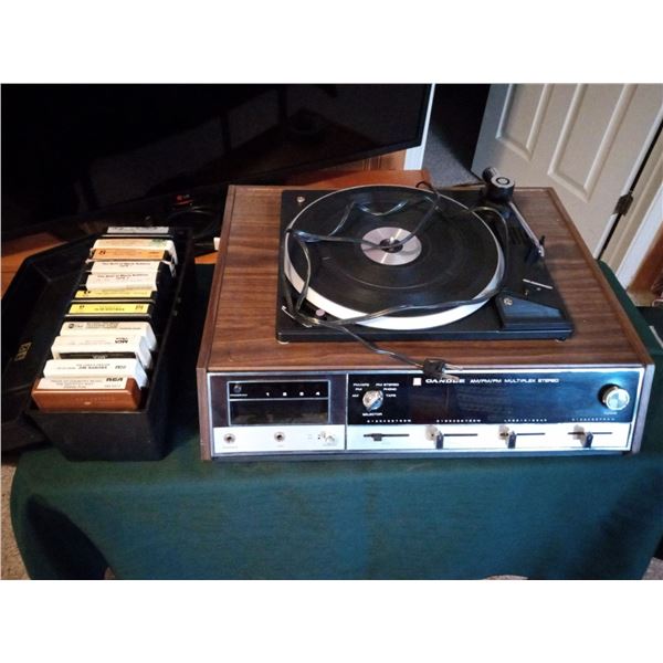 Candle AM/FM Multi Plex Stereo MO:STD-9499 With Assorted 8 Tracks