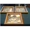 Image 1 : Set Of 3D Framed Art And Gold Painting