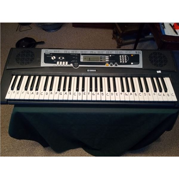 Yamaha YPT210 Electronic Keyboard No Power Cable