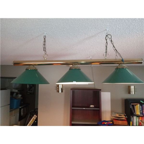 Vintage Hanging Pool Table Light