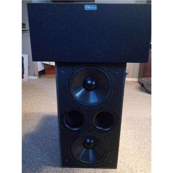 Nuance Subwoofer MO:N-200 And Speaker Star Cen S Pro-B