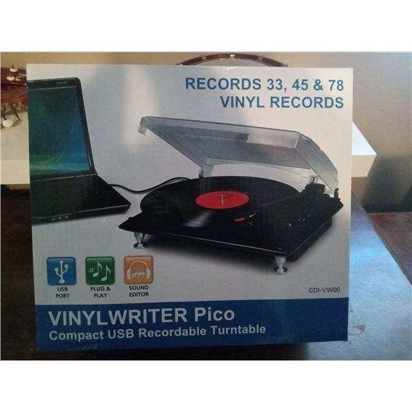 Grace Compact USB Recordable Turntable MO:GDI-VW00