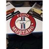 Image 2 : Ford Mustang Metal Sign With Dodge Charger Book