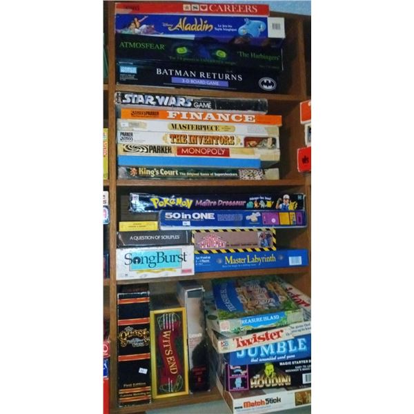 Huge Assortment Of Board Games