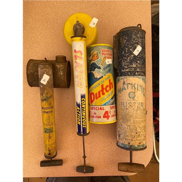 Collection Of Antique Bug Sprayers
