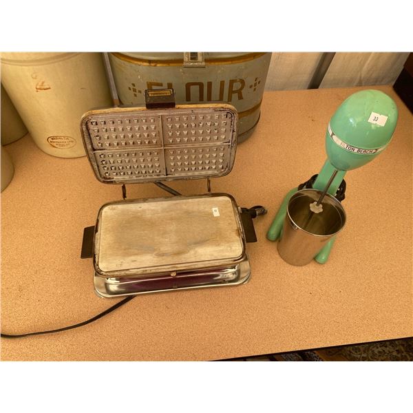 Vintage Sandwich Press And Single Mixer