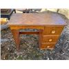 Image 1 : Vintage Wooden Desk And Shelf