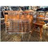 Image 4 : Antique Wooden Crib And High Chair