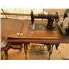 Image 1 : Set Of Antique Singer Sewing Machines With Desks