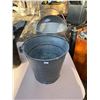 Image 3 : Vintage Metal Milk Pail And Water Pale