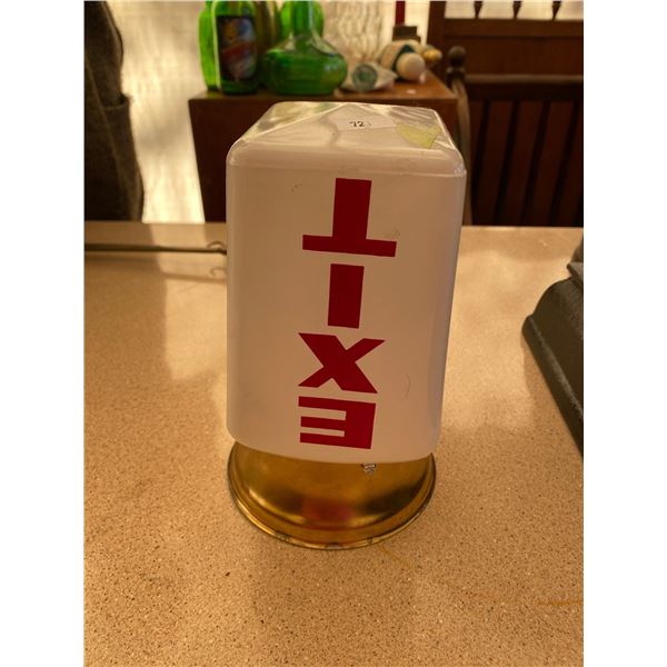 Antique Ceiling EXIT Sign