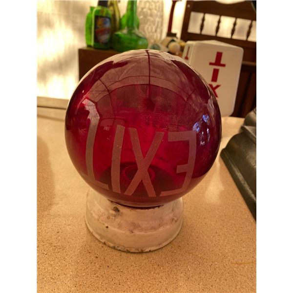 Antique Ceiling EXIT Sign