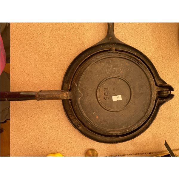 Antique Cast Iron Waffle Maker