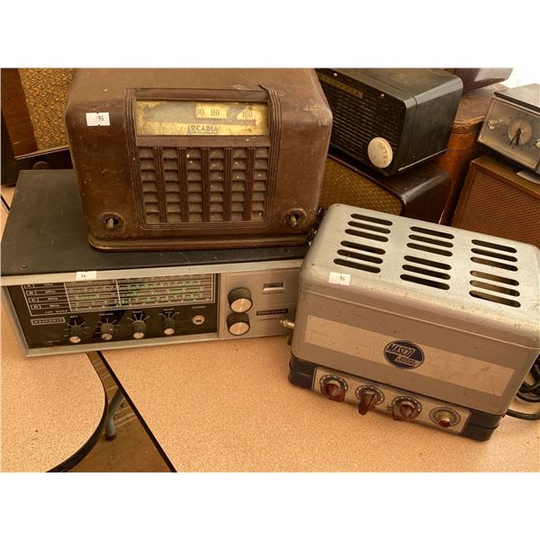 Three Vintage Radios