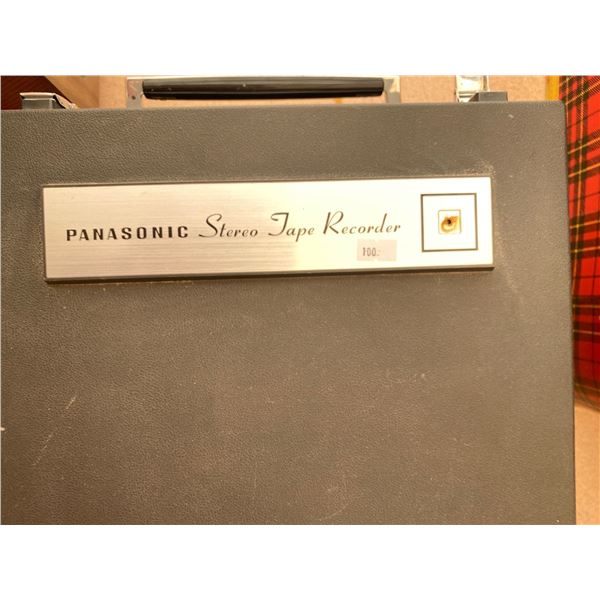 Panasonic Stereo Tape Recorder With Head Phones