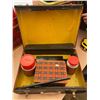 Image 1 : Vintage Metal Picnic Basket With Thermoses And Lunch Case