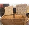 Image 1 : Antique Wooden Egg Crate With Inserts